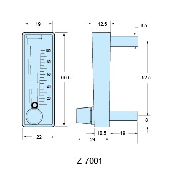 Z-7001、Z-7002、Z-7003面板式流量計(jì)